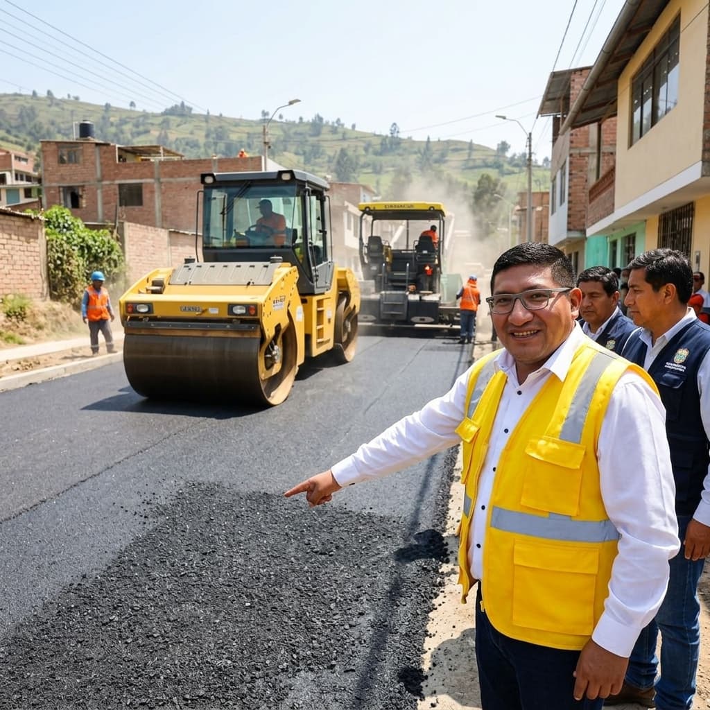 Mejoramiento Vial en La Oroya